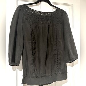 Express 3/4 sleeve peasant blouse
